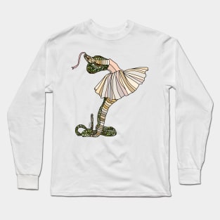 Snake Ballerina Tutu Long Sleeve T-Shirt